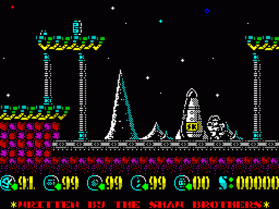 Superkid In Space Screenshot 14 (Spectrum 48K)