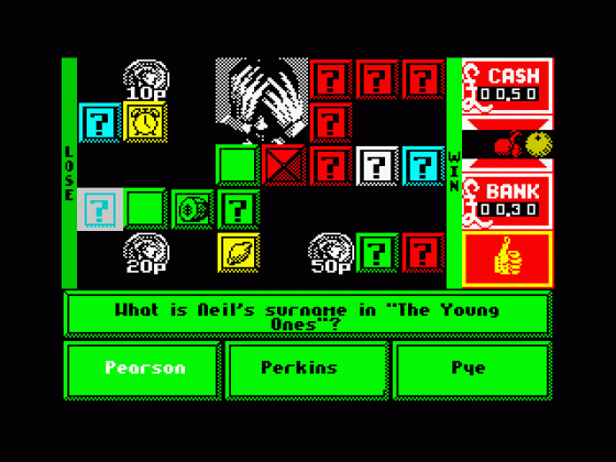 Emlyn Hughes Arcade Quiz Screenshot 10 (Spectrum 48K)