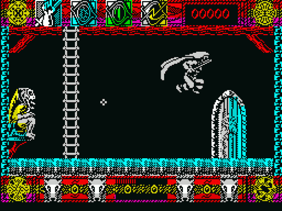 Lone Wolf: The Mirror Of Death Screenshot 1 (Spectrum 48K/128K)