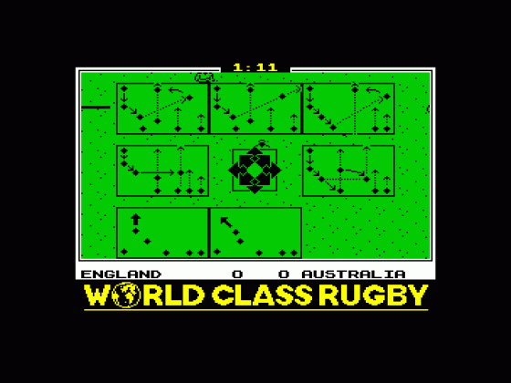 World Class Rugby Screenshot 14 (Spectrum 48K/128K)