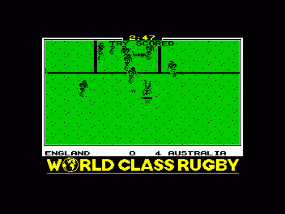 World Class Rugby Screenshot 16 (Spectrum 48K/128K)