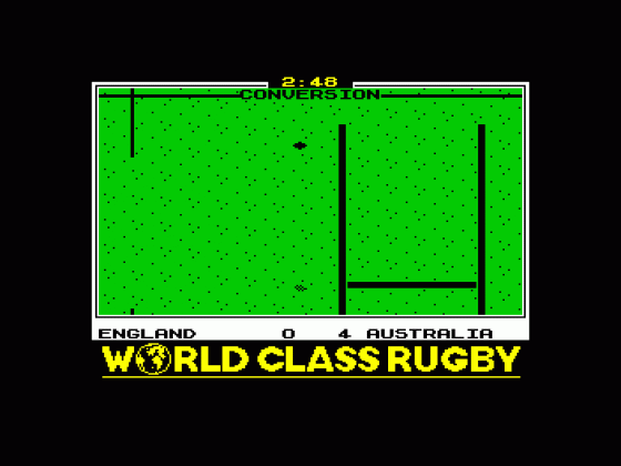 World Class Rugby Screenshot 17 (Spectrum 48K)