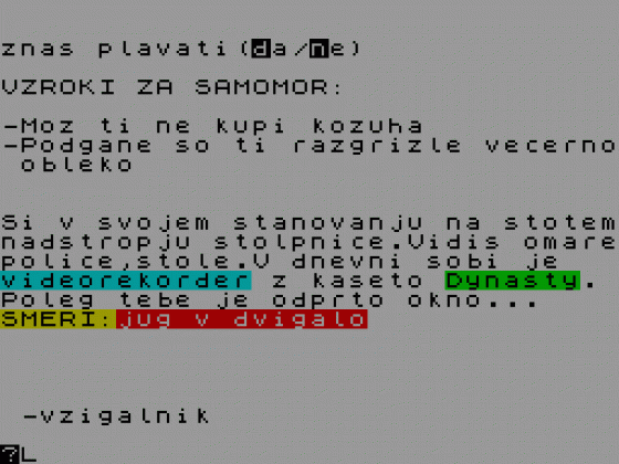 Vzroki za Samomor Screenshot