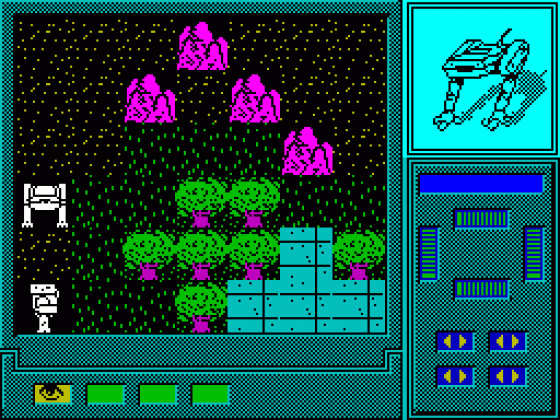 War Robot Screenshot 1 (Spectrum 48K)