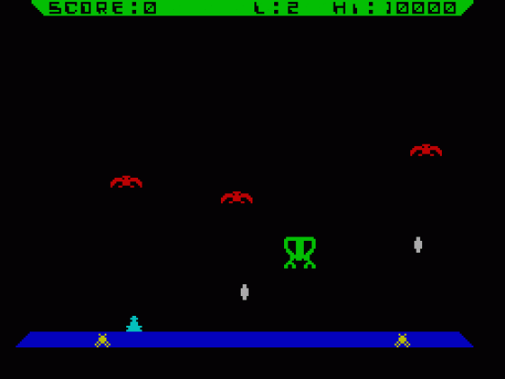 Space Warrior Screenshot 1 (Spectrum 48K)