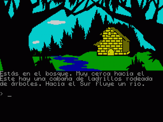 La Aventura Original Screenshot 1 (Spectrum 48K)