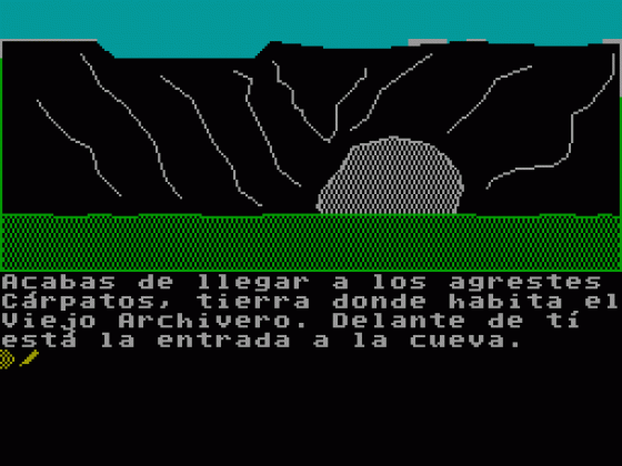 Viejo Archivero, El Screenshot 1 (Spectrum 48K/128K)