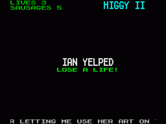 Higgy 2: The Wrath Of McMania Screenshot 8 (Spectrum 48K/128K)