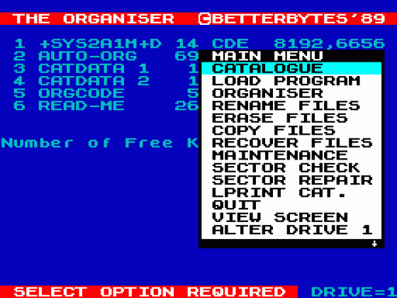 Disc Organiser Screenshot