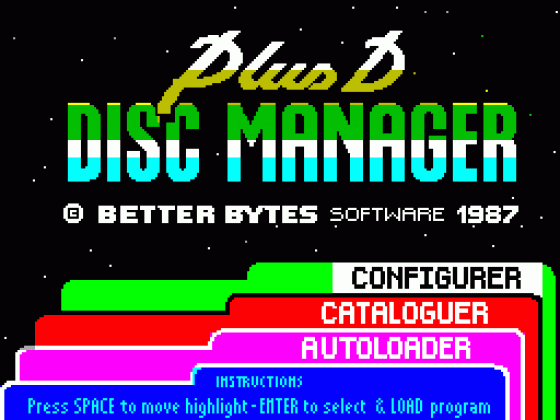 Plus D Disc Manager Screenshot