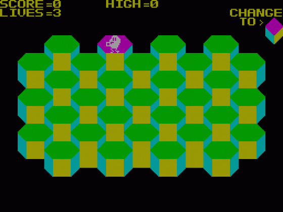 Hubert Screenshot 1 (Spectrum 48K)