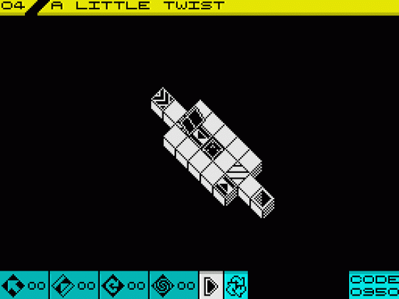 X=Y=Z Screenshot 13 (Spectrum 48K/128K/+2)