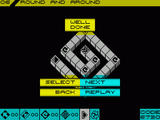 X=Y=Z Screenshot 17 (Spectrum 48K/128K/+2)