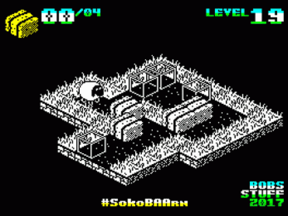 Jilly's Farm Volume 1... SokoBAArn Screenshot 21 (Spectrum 48K)