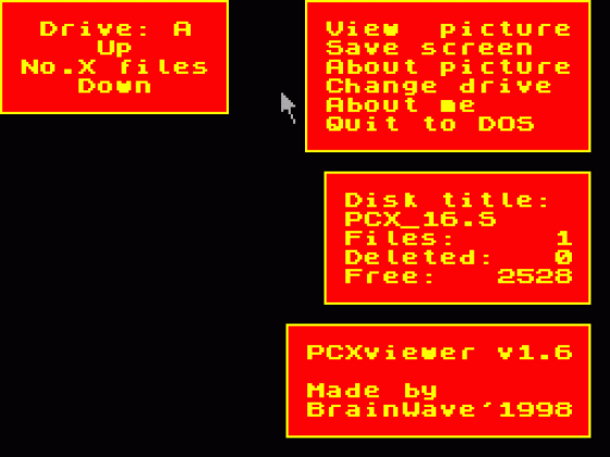 PCX Viewer Screenshot