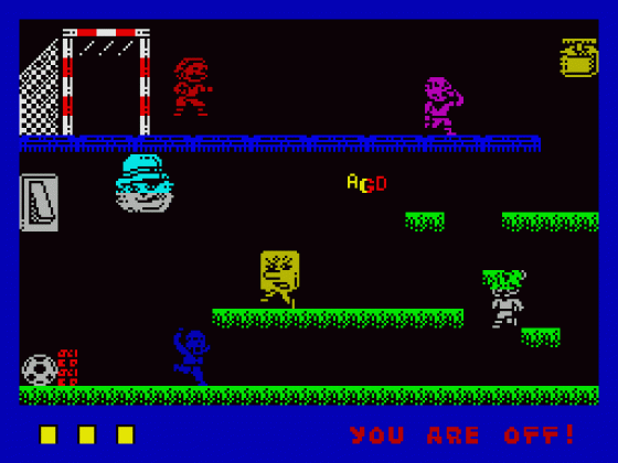 Moritz The Striker Screenshot 12 (Spectrum 48K/128K)