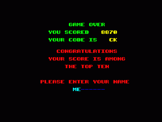 Classic Muncher Screenshot 11 (Spectrum 48K)