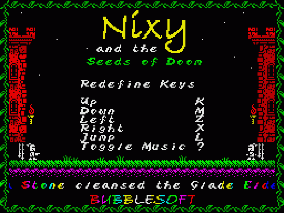 Nixy And The Seeds Of Doom Screenshot 15 (Spectrum 48K/128K)