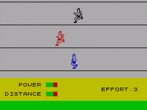 Athlete Screenshot 1 (Spectrum 48K)