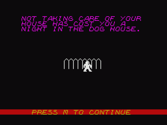 Husband Chores Screenshot 13 (Spectrum 48K/128K/+2/+3)