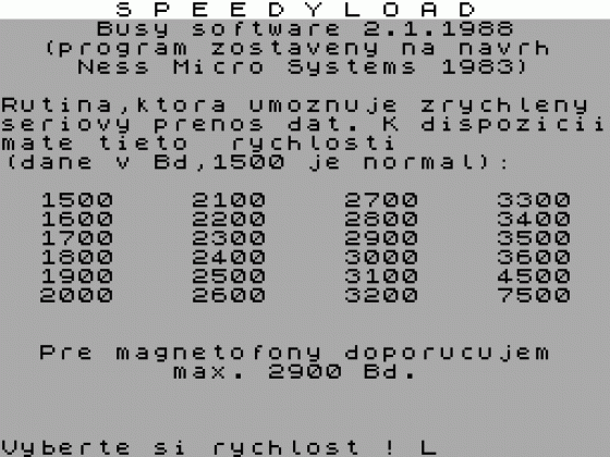 BS Speedyload Screenshot