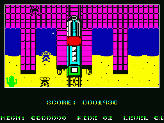 Cowboy Kidz Screenshot 1 (Spectrum 48K)
