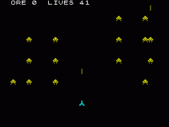 Gorfian Invaders Screenshot 1 (Spectrum 48K)