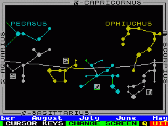 Zodiac Star Maps Screenshot