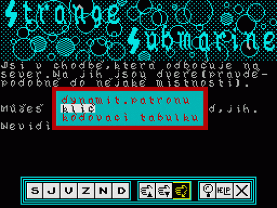 Strange Submarine Screenshot 25 (Spectrum 48K/128K)