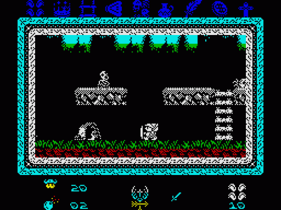 Knightmare II ZX Screenshot 5 (Spectrum 48K/128K/+2/+3)