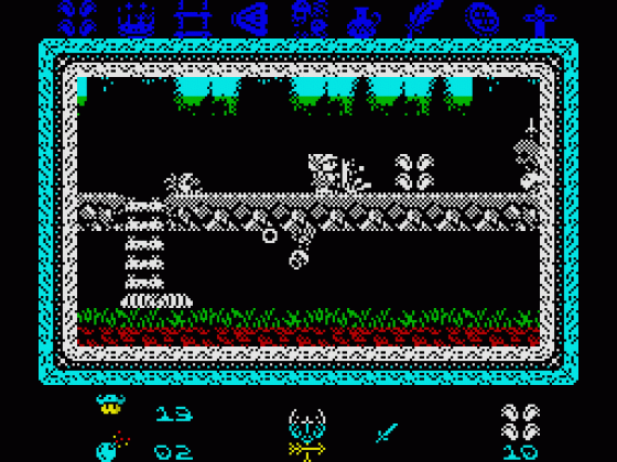 Knightmare II ZX Screenshot 7 (Spectrum 48K/128K/+2/+3)