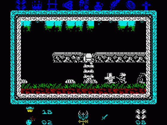 Knightmare II ZX Screenshot 8 (Spectrum 48K/128K/+2/+3)