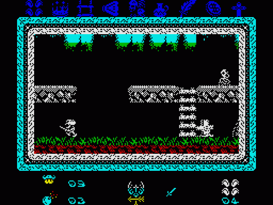 Knightmare II ZX Screenshot 12 (Spectrum 48K/128K/+2/+3)