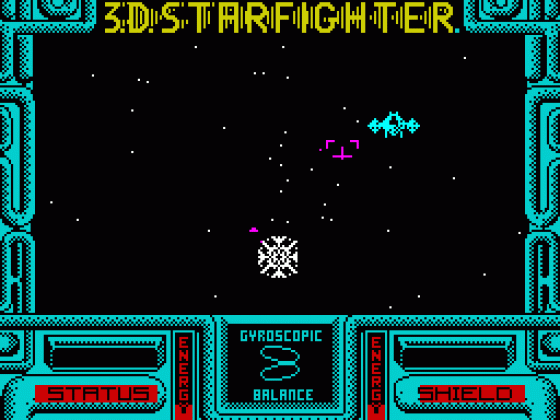 3D Starfighter Screenshot 1 (Spectrum 48K/128K)