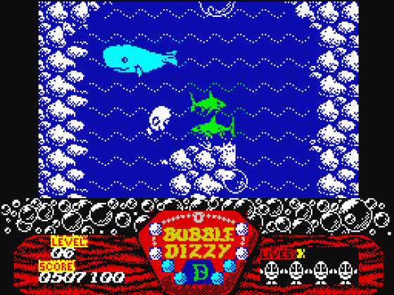 Bubble Dizzy Screenshot 10 (Spectrum 48K/128K/+2/+3)