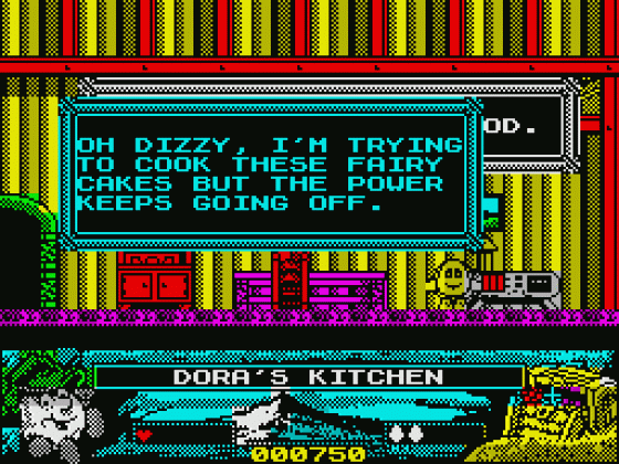 Crystal Kingdom Dizzy Screenshot 23 (Spectrum 48K/128K)