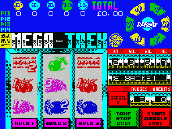 Fruit Machine Simulator 2 Screenshot 14 (Spectrum 48K/128K/+2/+3)