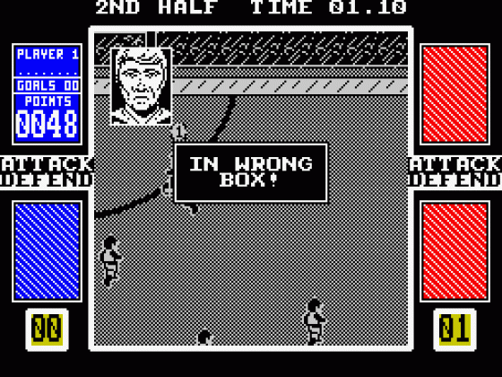 Indoor Soccer Screenshot 6 (Spectrum 48K/128K/+2)