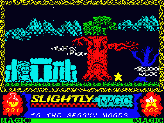Slightly Magic Screenshot 16 (Spectrum 48K/128K/+2/+3)