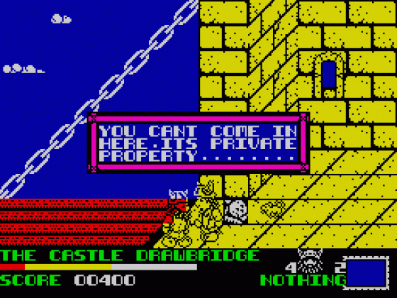 Spike In Transilvania Screenshot 16 (Spectrum 48K/128K)