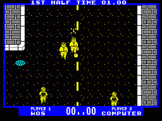 Street Gang Football Screenshot 1 (Spectrum 48K/128K)