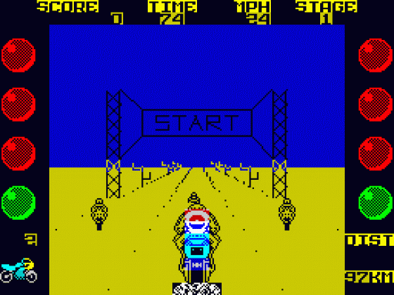 Super Bike Trans Am Screenshot 13 (Spectrum 48K)