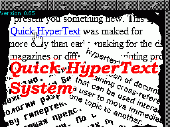Quick HyperText System Screenshot