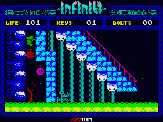 Phantomas Saga Infinity Screenshot 5 (Spectrum 48K)