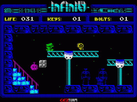 Phantomas Saga Infinity Screenshot 7 (Spectrum 48K)