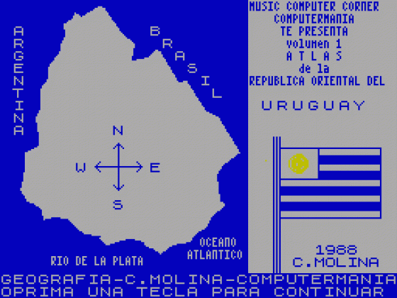 Atlas de la Republica Oriental del Uruguay