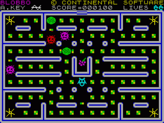 Blobbo Screenshot 1 (Spectrum 48K)