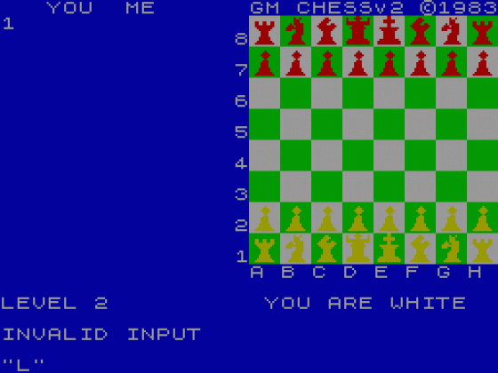 Superchess 2.1 Screenshot