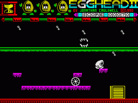 Egghead 2: Egghead To The Rescue Screenshot 24 (Spectrum 48K)