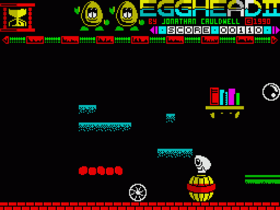 Egghead 2: Egghead To The Rescue Screenshot 28 (Spectrum 48K)